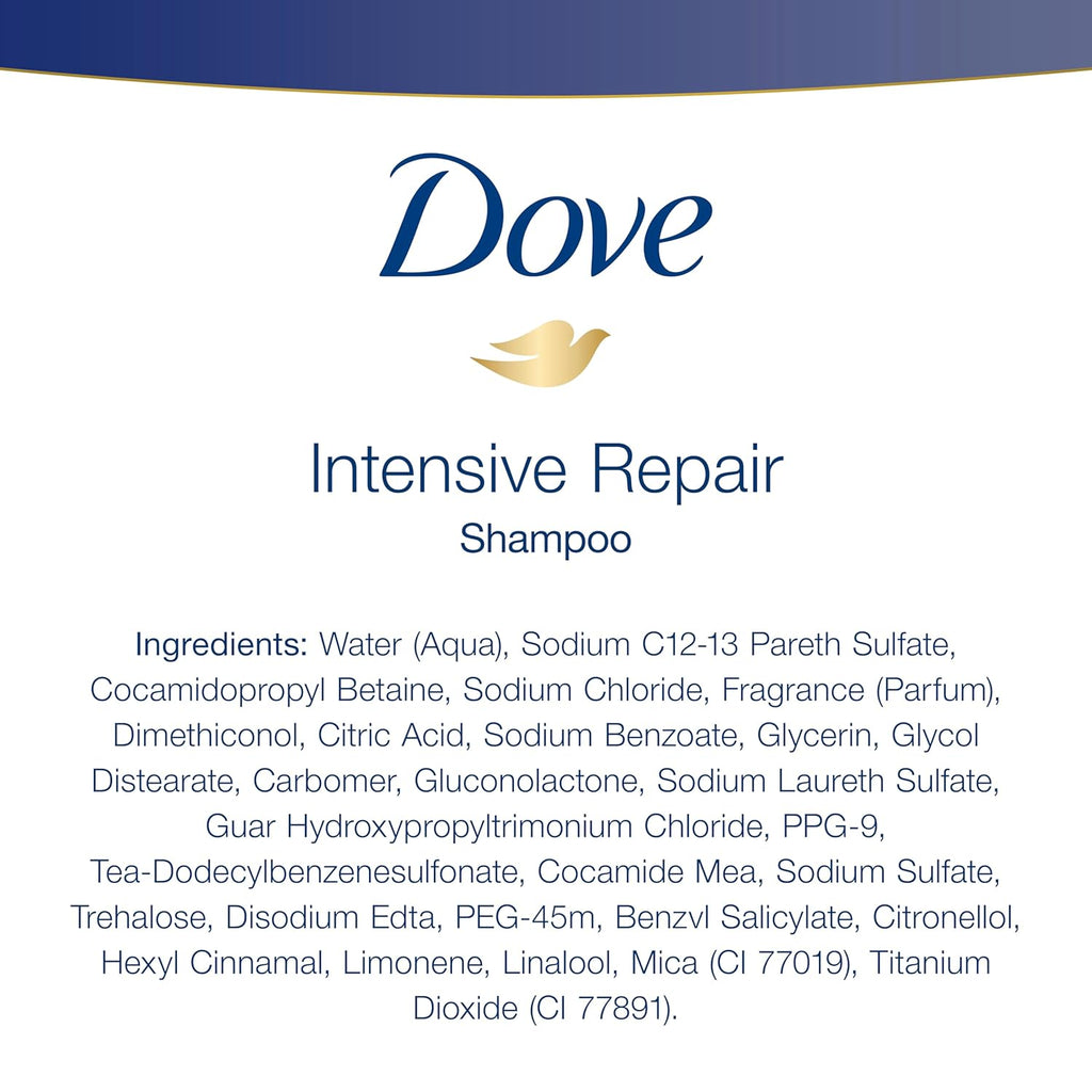 Dove Nutritive Solutions Strengthening Shampoo and Conditioner with Pump, Intensive Repair, 2 Count, 31 oz Z5844