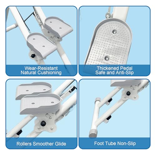 Foldable Stair Stepper Climber with Adjustable Handles for Home D497