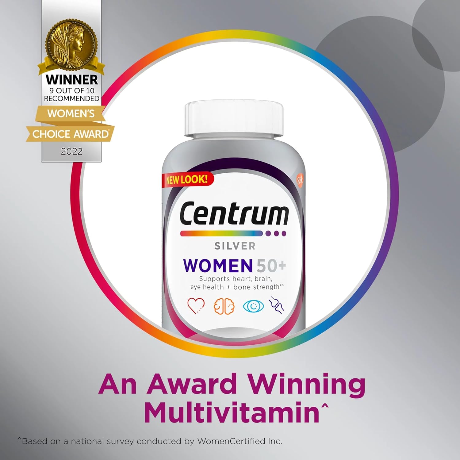 Centrum Silver Women Multivitamin 50 Plus, 275 Tablets M5863