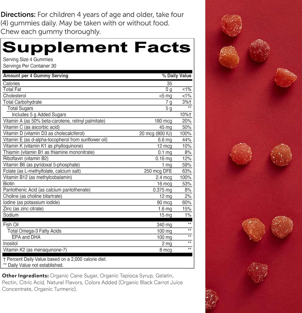 SmartyPants Kids Multivitamin & Probiotic Immunity Gummies Q707849