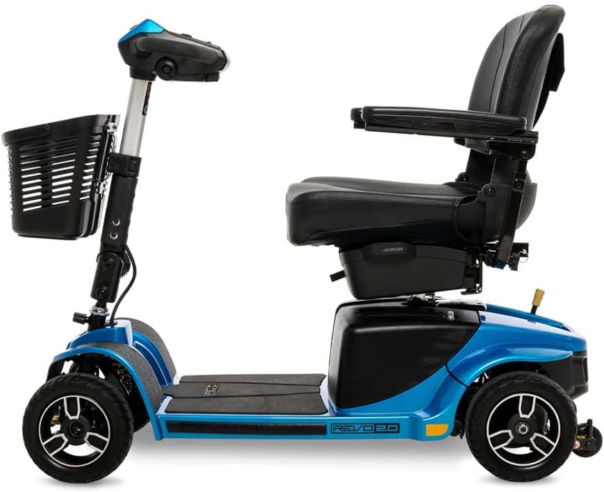 Pride Mobility Revo 2.0 4 Wheel S67 Mobility Scooter for Adults, 400 lbs Capacity W84264
