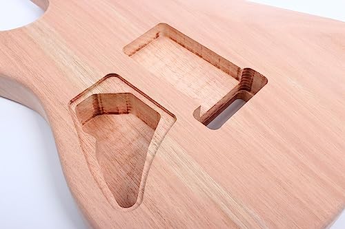 Mahogany Electric Guitar Body Blank Unfinished DIY ST Replacement S838
