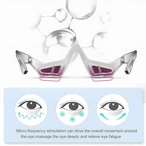Under Eye Red Light Therapy Eyelift Massager Glasses for Dark Circles and Wrinkles L768733