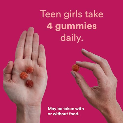 SmartyPants Teen Guy Multivitamin Gummies, Omega 3, Vitamin D3, C, B12, B6, A, K & Zinc, Gluten Free, 120 Count K940219