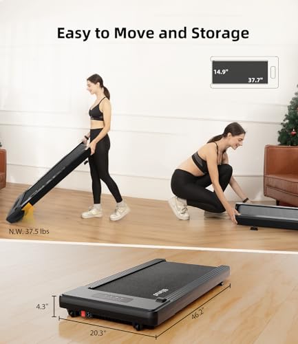 Walking Pad Under Desk Treadmill with Remote Control LED Display M207