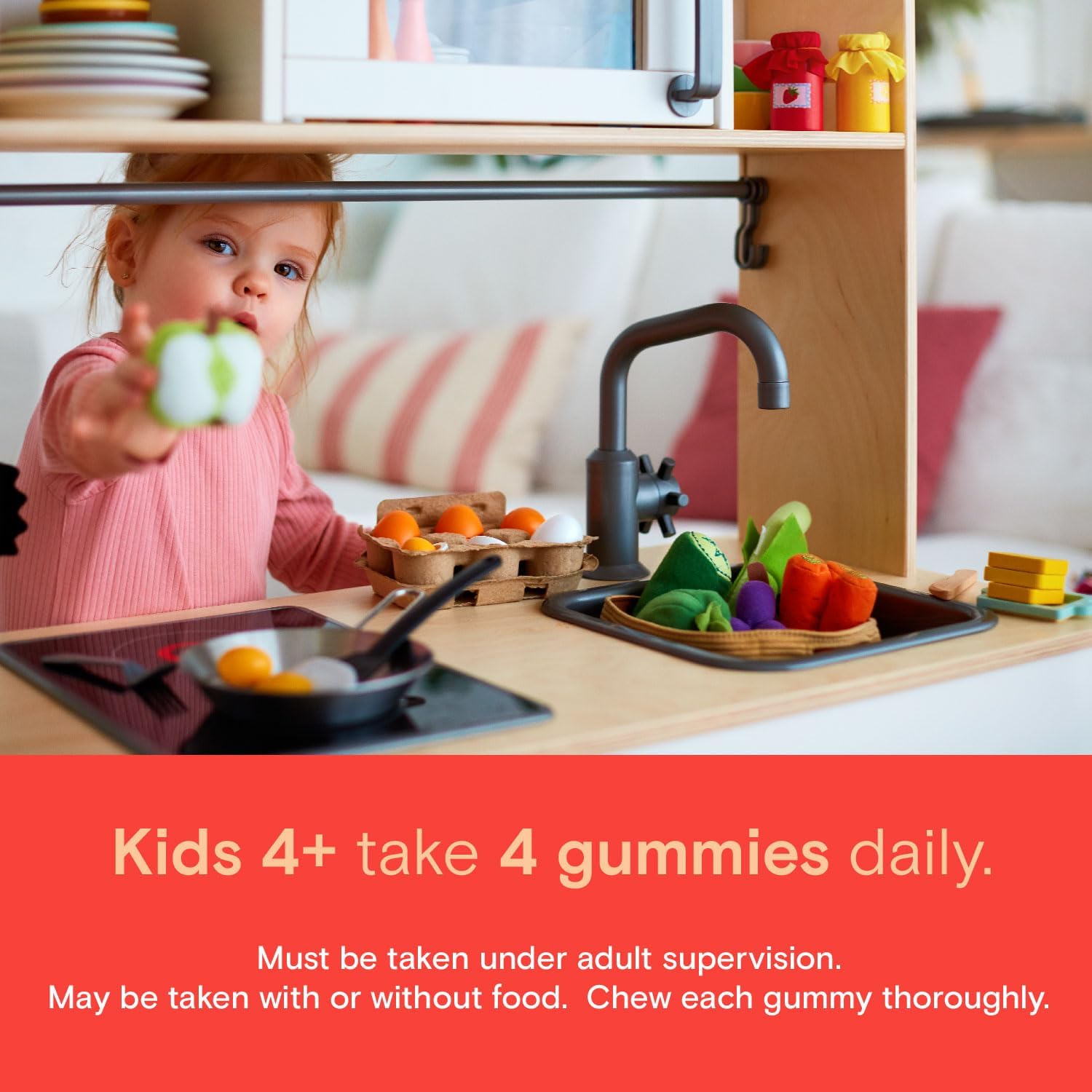 SmartyPants Organic Kids Multivitamin Gummies, Omega 3 & Vitamin D3, 120 Count Y785
