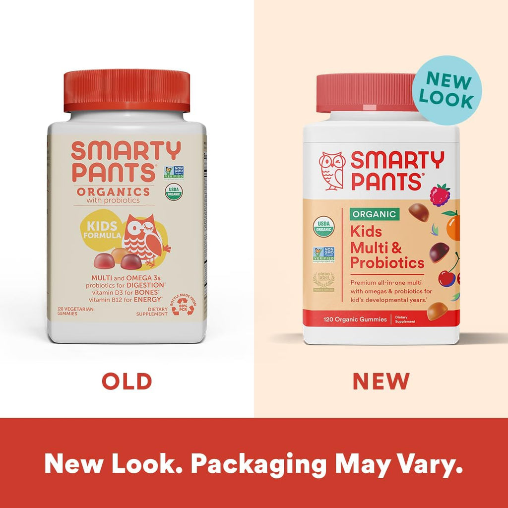SmartyPants Organic Kids Multivitamin Gummies & Women's Multivitamin Gummies H4563