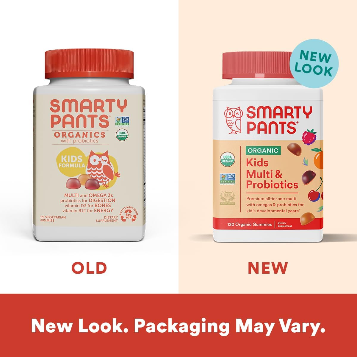 SmartyPants Organic Kids Multivitamin Gummies & Women's Multivitamin Gummies H4563