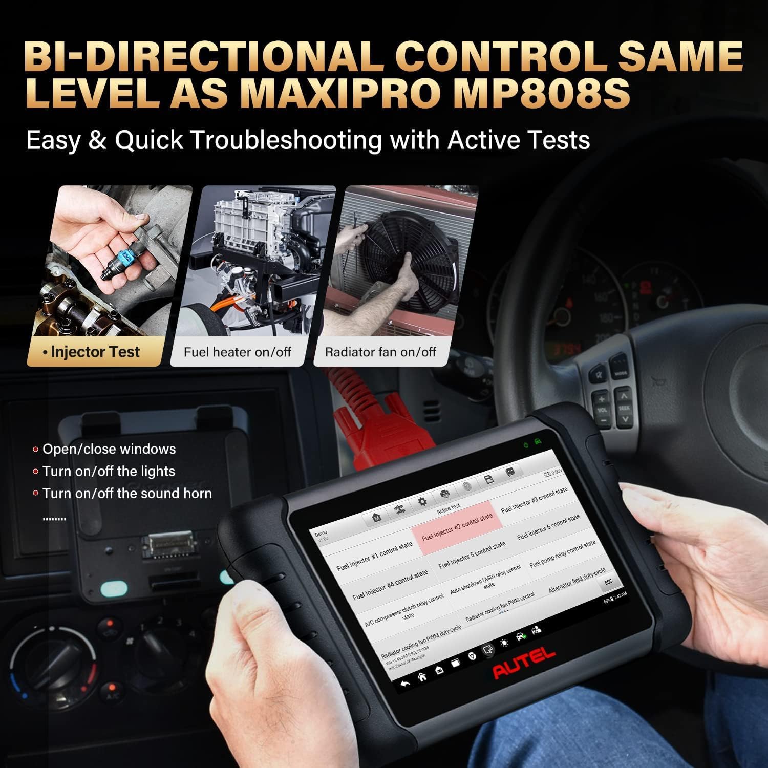 Autel MaxiCheck MX808S Scanner, 2024 Bidirectional 11OS US Ver. V2179