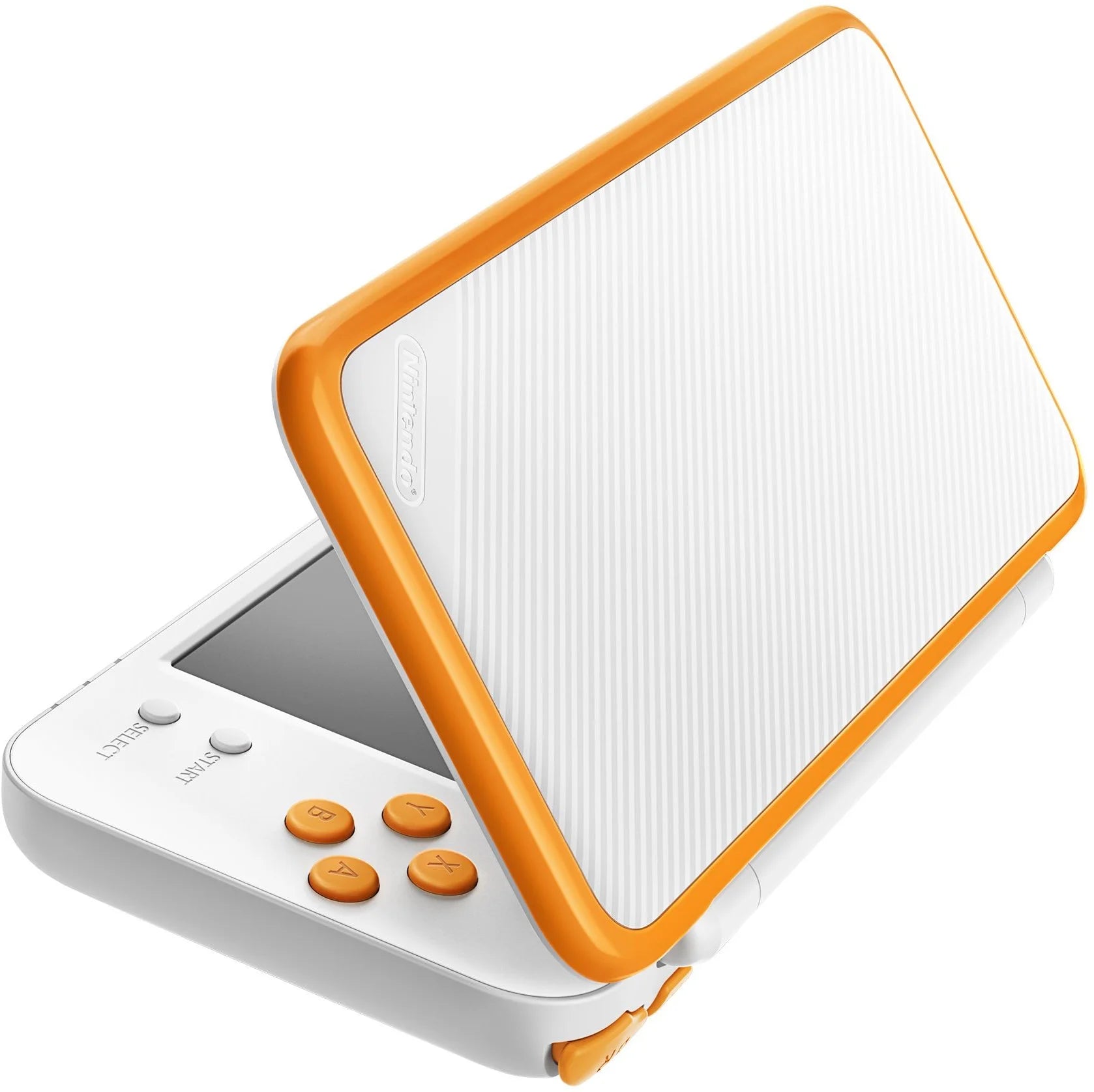 Nintendo 2DS XL Portable Gaming Console, White & Orange M6187