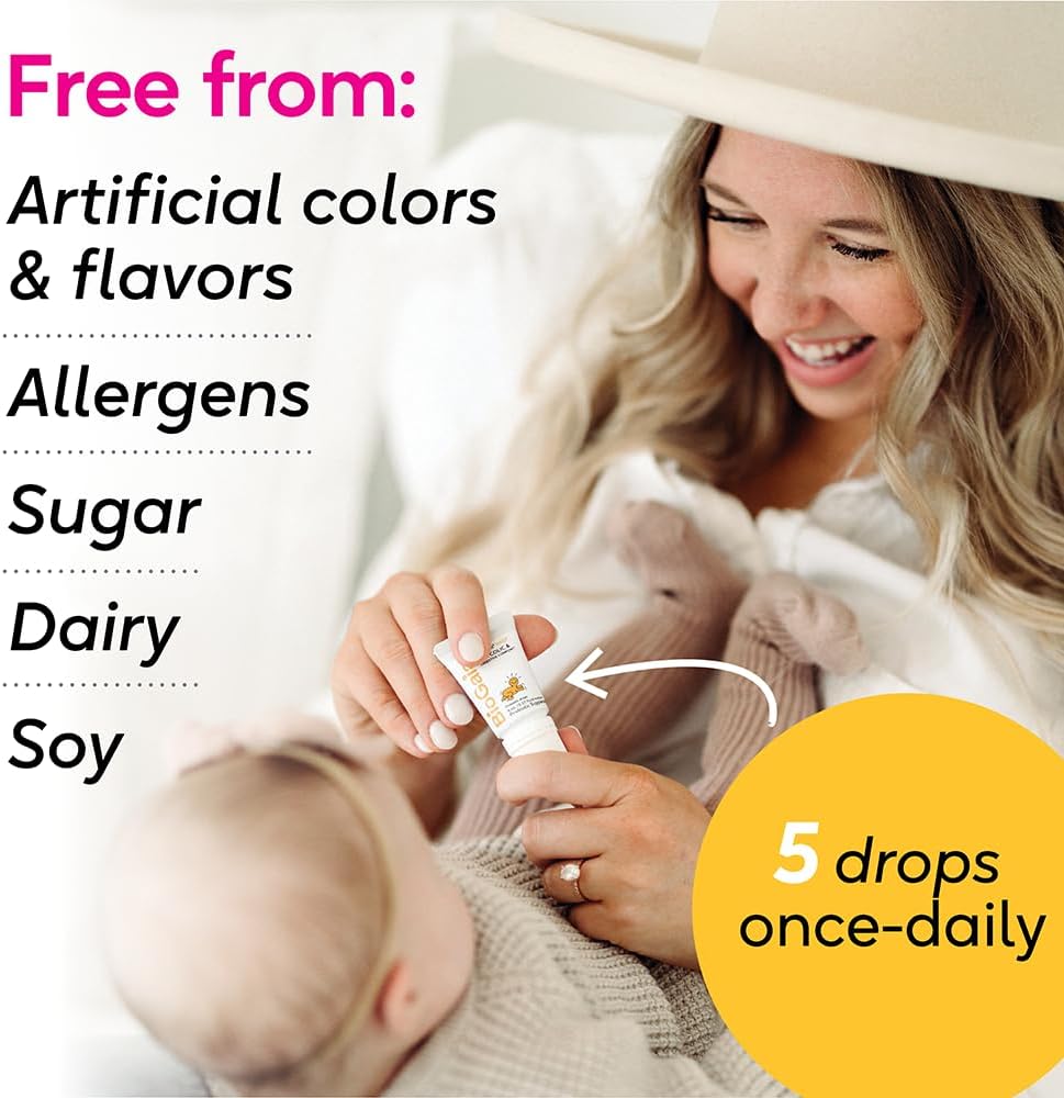 BioGaia Baby Probiotic Drops for Colic & Gas Relief, Safe for Newborns A9333