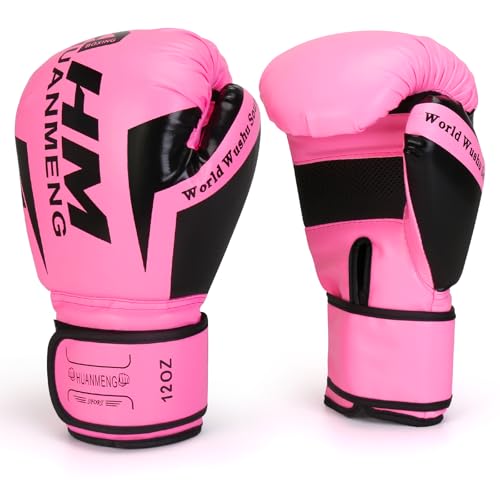 Boxing Training Gloves for Women & Adult, Shockproof for Muay Thai Sparring Kickboxing H187602