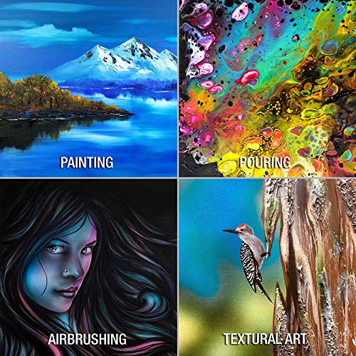 U.S. Art Supply 24 x 30 inch Stretched Canvas 6-Pack, Triple Primed, 100% Cotton I723454