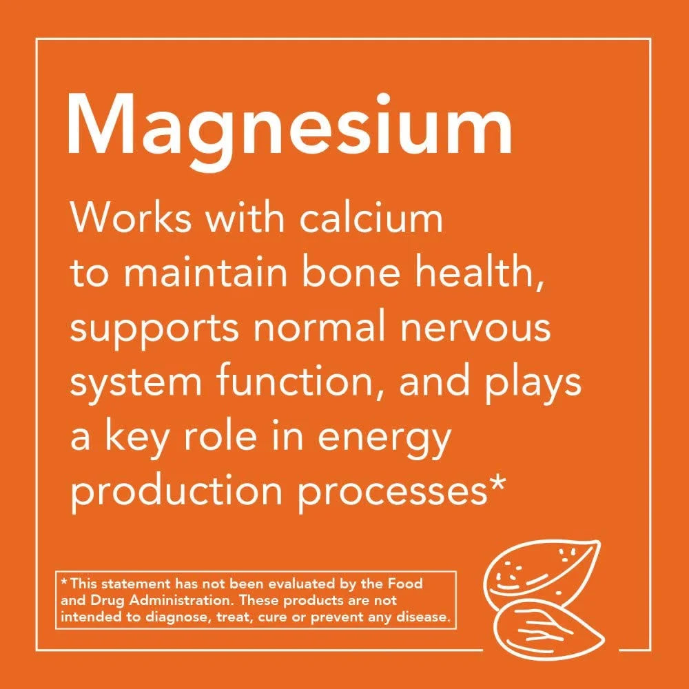 NOW Magnesium Citrate 200 mg, 250 Tablets W93204