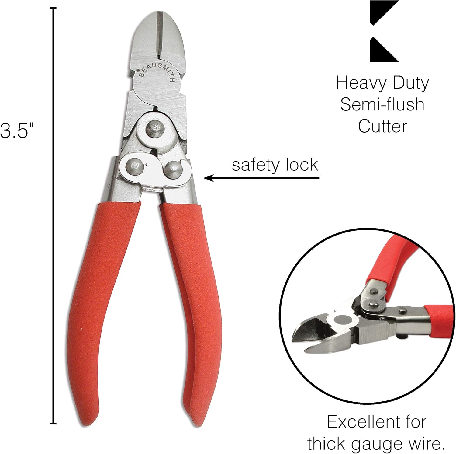 The Beadsmith Heavy Duty Cutter 6.5" Hardened Steel Blades S371031