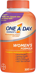 One-a-Day Women's Formula Complete Multivitamin 300 Tablets Bone Health Skin Health