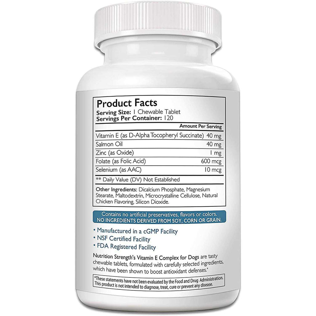 Vitamin E for Dogs Cardiovascular Support - Pet Supplies I82420