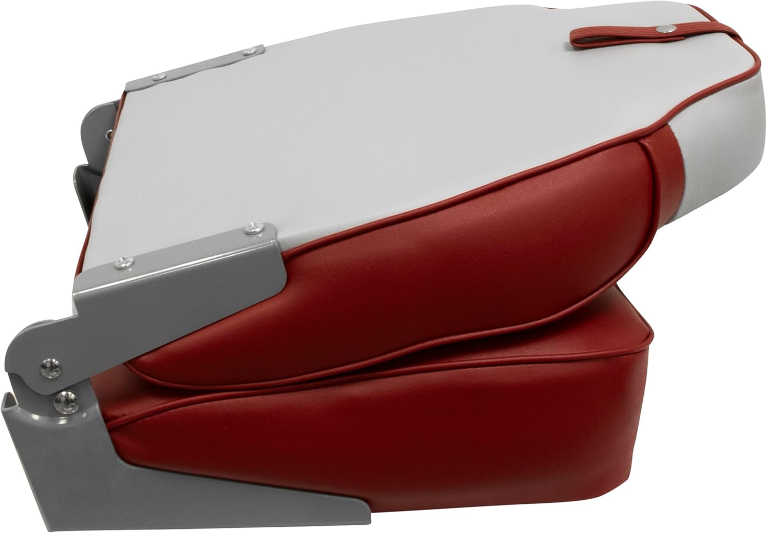 Wise 8WD640PLS-661 Lund Style High Back Boat Seat, Grey/Red Y4331