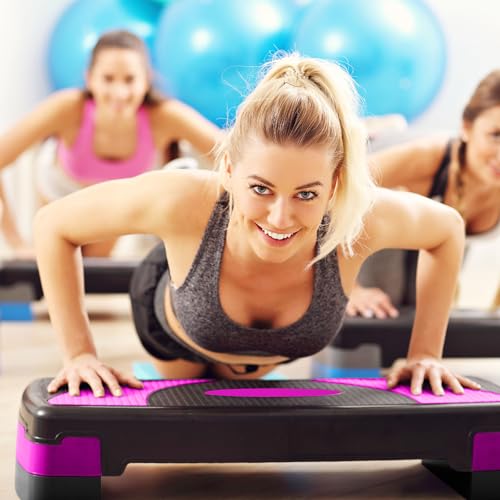 BalanceFrom Aerobic Step Platform Exercise Stepper for Home Gym Cardio & Balance Training B6436