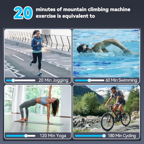 Foldable Stair Stepper with Large Pedal for Home Workout O485893