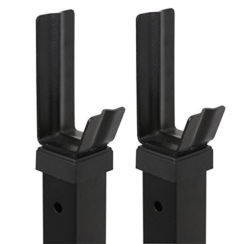 F2C Adjustable Squat Rack Pair 41"-66" Steel Barbell Stand G149555