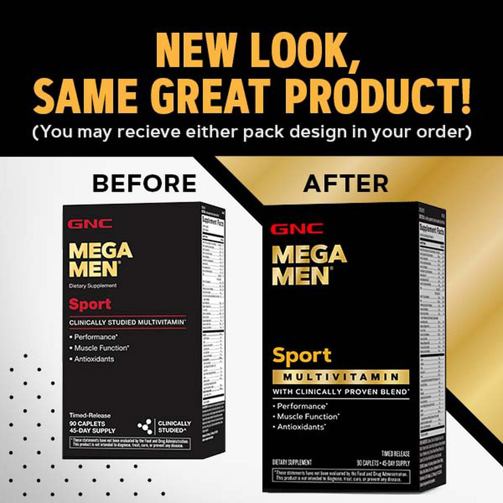 GNC Mega Men Sport Multivitamin, 90 Count B823