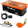 48V(51.2V) LiFePO4 Lithium Golf Cart Battery Built-in 200A BMS,with Mobile APP,Touch Monitor and Retention Strap,6000+ Cycles,Perfect for Golf Carts(GFS48V-60AH)
