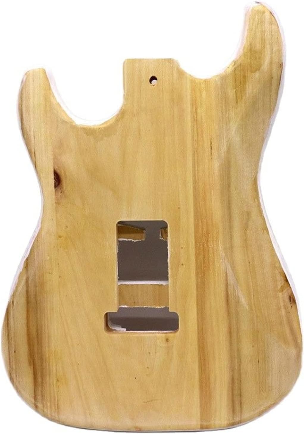 DIY Hand Painted Poplar Wood ST Electric Guitar Body Unfinished M22646