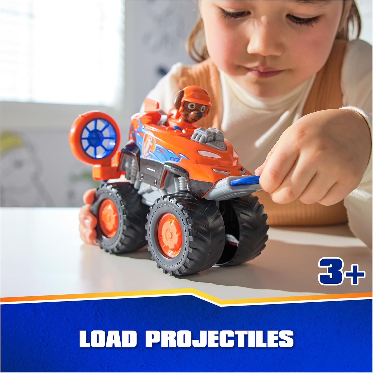 Paw Patrol Rescue Wheels Zuma's Hovercraft Toy Truck with Projectile Launcher L194564
