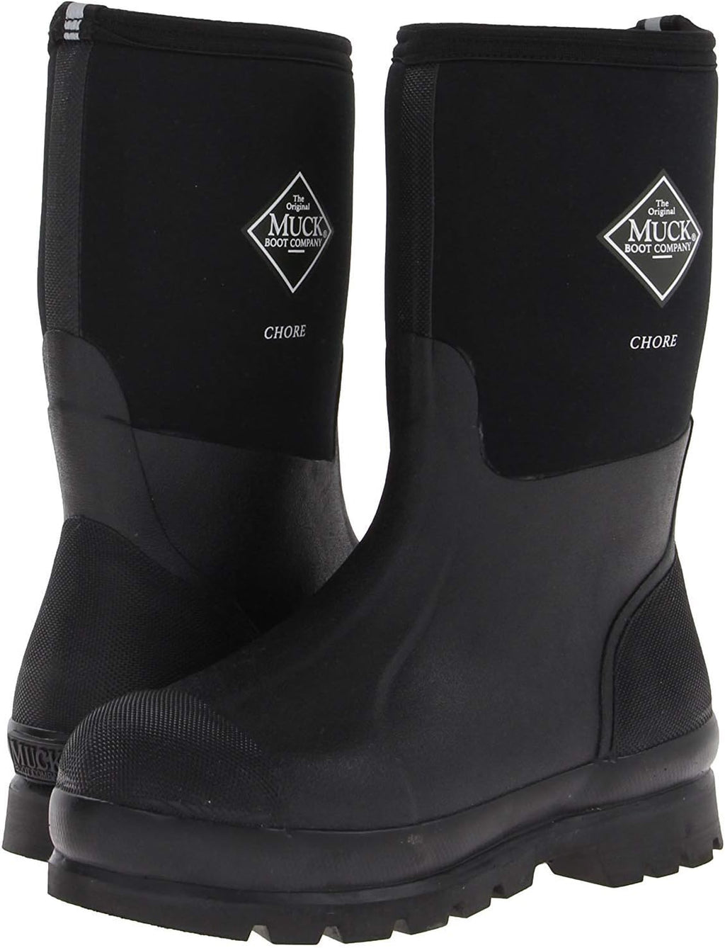 Muck Boot Chore Classic Men's Rubber Work Boot Black 10 Z9461