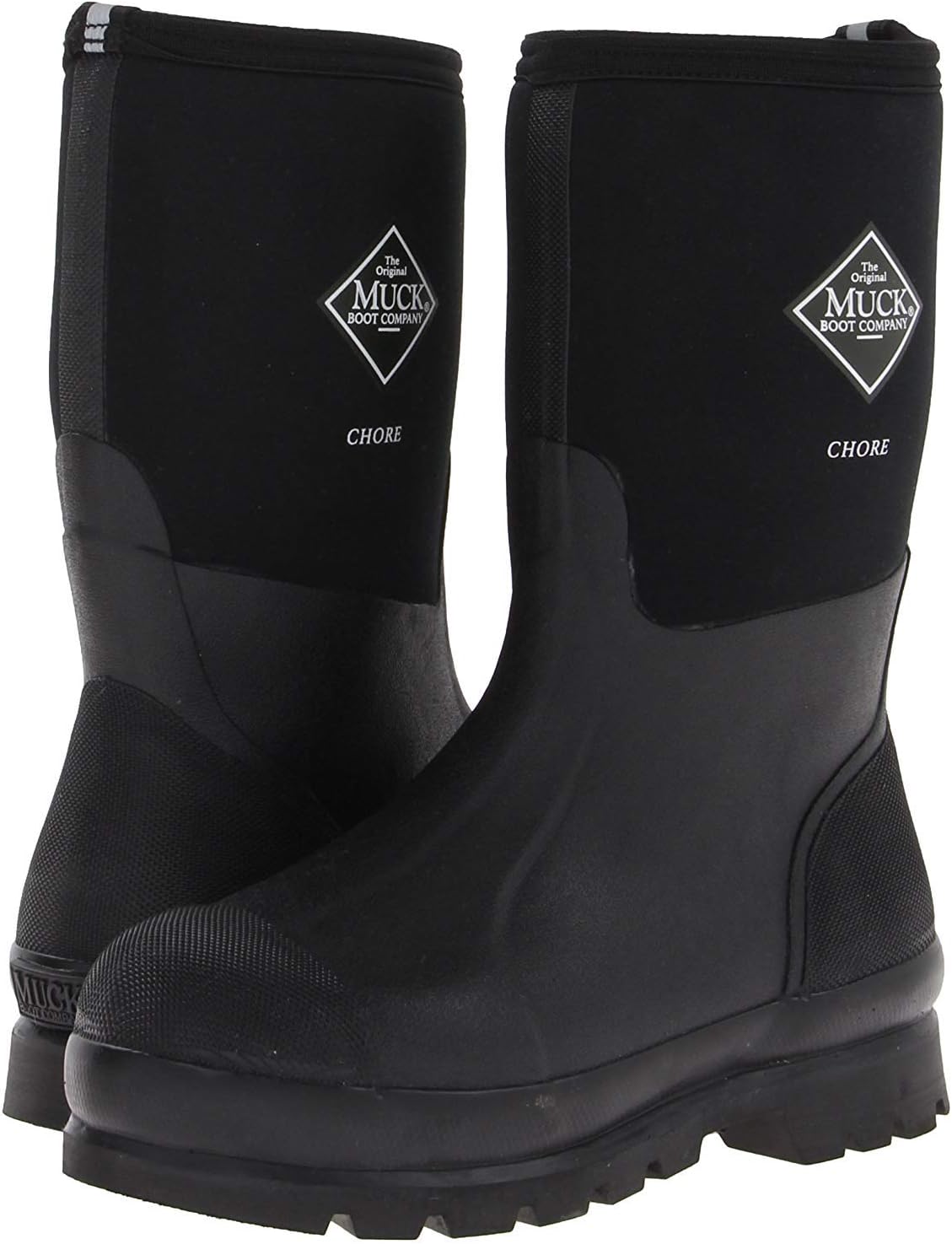 Muck Boot Chore Classic Men's Rubber Work Boot Black 10 Z9461