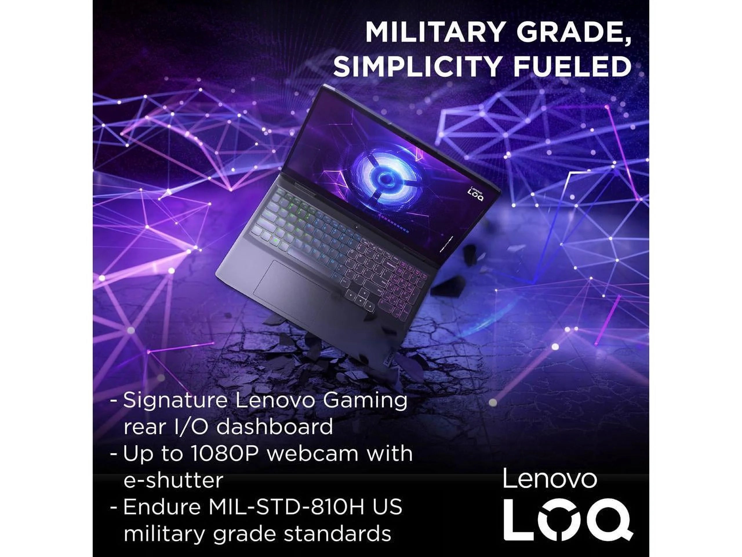 Lenovo LOQ 15IRH8 15.6" 144Hz IPS Gaming Laptop, Core i5, RTX 4050, 512GB SSD X8787