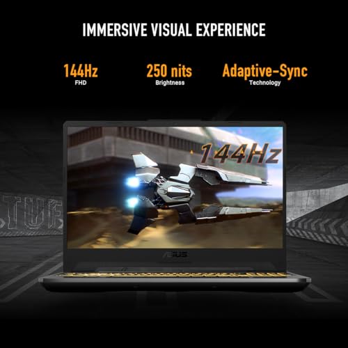ASUS TUF Gaming F15 Laptop, 15.6" 144Hz FHD, RTX 2050, 512GB SSD T523