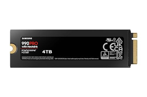 Samsung 990 PRO SSD NVMe M.2 PCIe Gen4 Internal Solid State Drive M85356
