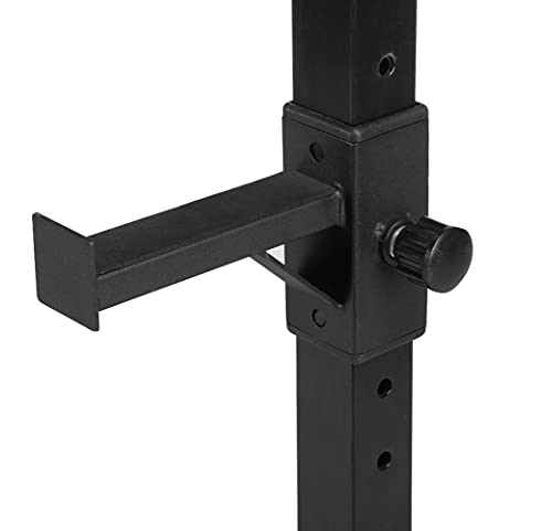 Yaheetech Pair of Adjustable Squat Rack Standard 44-70 Inch Solid Steel Home Gym Z720734
