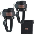 Ankle Strap for Cable Machine Adjustable Cable Ankle Attachments for Gym Comfort fit Neoprene Padded Steel Double D-Ring Ankle Cuffs for Cable Kickbacks, Lift The Butts, Tone The Legs