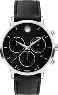 Movado Museum Classic Men's Watch - Swiss Quartz Chronograph Movement, Calfskin Strap - 3 ATM Water Resistance - Classic, Luxury Fashion Timepiece for Him - 42mm