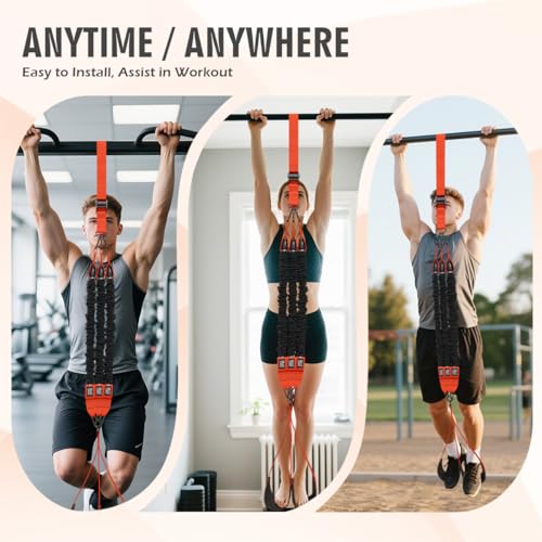 LEEKEY Resistance Bands with Handles and Door Anchor for Home Workouts O73971