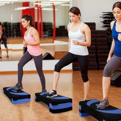 BalanceFrom Aerobic Step Platform Exercise Stepper for Home Gym Cardio & Balance Training B6436