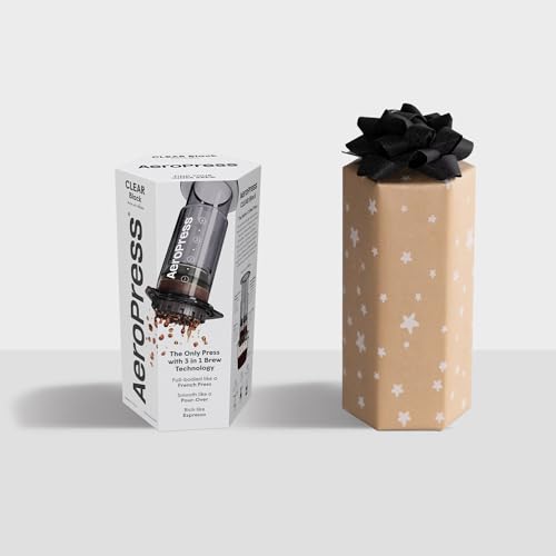 AeroPress Original Coffee Press – 3-in-1 Portable Coffee Maker for Travel C406