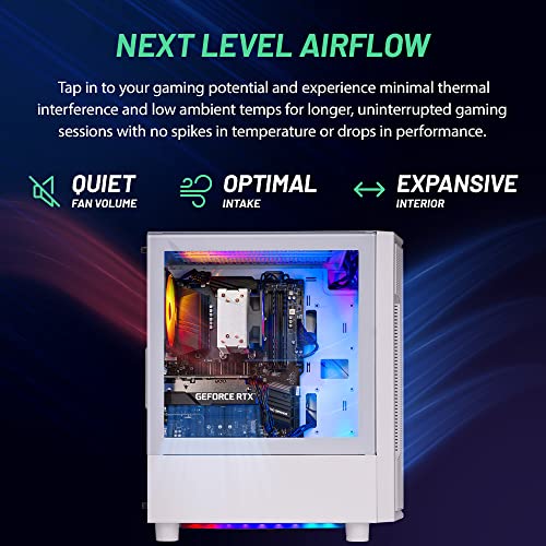 Skytech Shadow Gaming PC, Intel i5, RTX 3060, 1TB NVMe, 16GB RAM B59993
