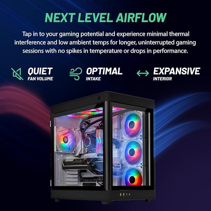 Skytech Omega Gaming PC, Ryzen 7 7700X, RTX 4070 Super, 32GB DDR5, 1TB NVMe X1391