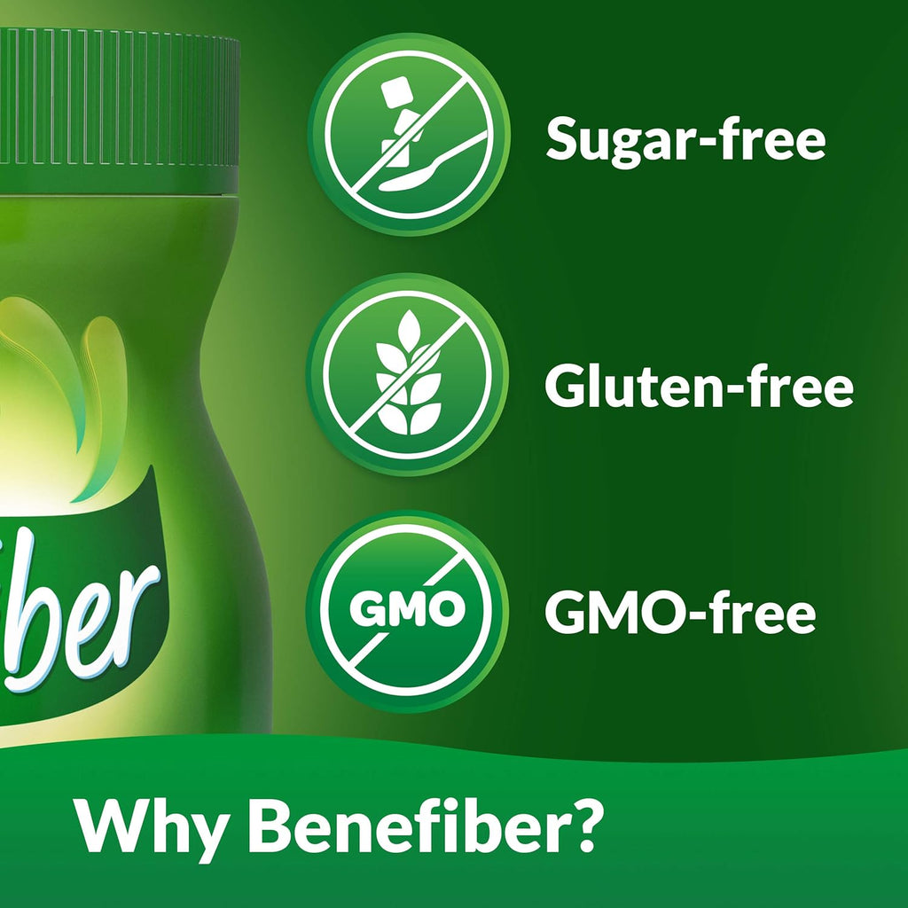 Benefiber Daily Prebiotic Dietary Fiber Supplement Powder, 38 servings D656729
