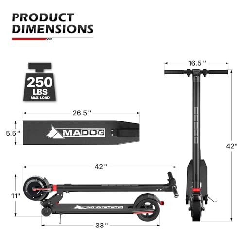 MoNiBloom E-Scooter Electric Folding Scooter with LED Display and Bluetooth APP E53743