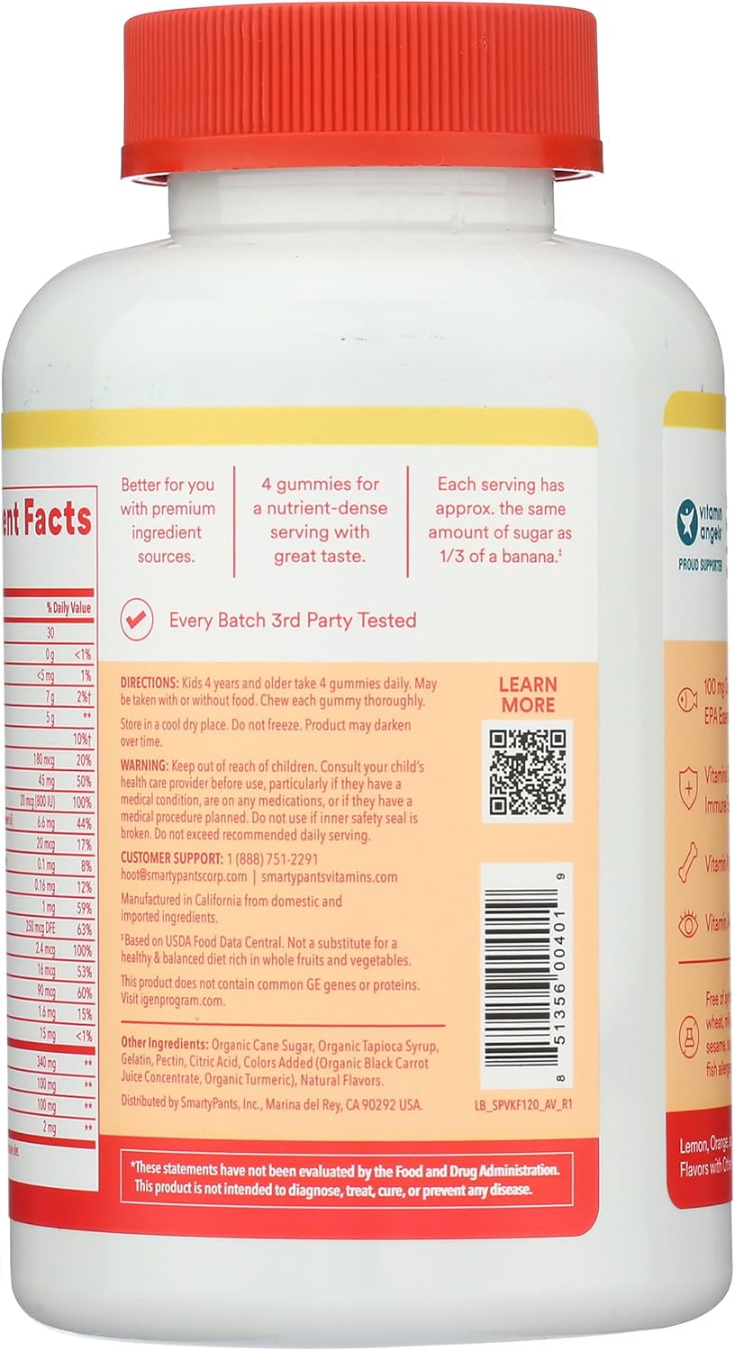 SMARTYPANTS Kids Complete 120 Gummies B106831