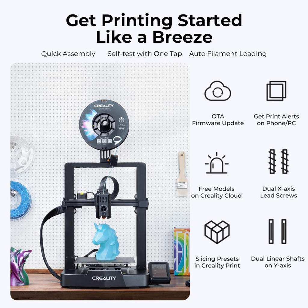 Creality Ender 3 V3 KE 3D Printer, 500mm/s Max Speed, CR Touch Auto Leveling U5138