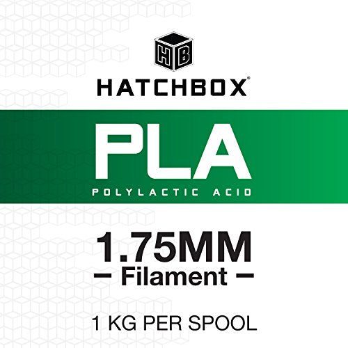 HATCHBOX PLA 3D Printer Filament 1.75 mm Transparent Blue W110438