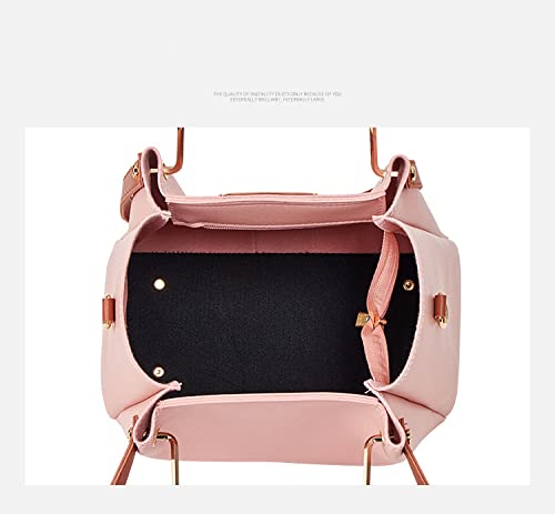 Women Fashion Handbags Tote Shoulder Satchel Purse Set 4pcs D753