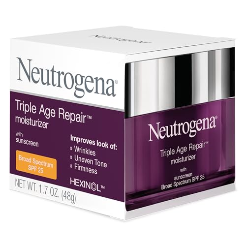 Neutrogena Triple Age Repair Anti-Aging Facial Moisturizer SPF 25 with Vitamin C, 1.7 oz G54138