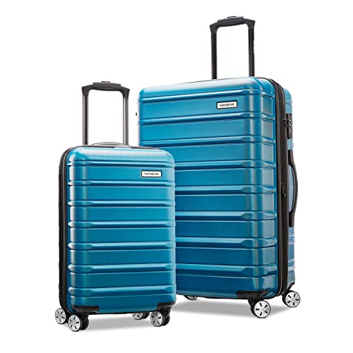 Samsonite Omni 2 Hardside Expandable Luggage 2-Piece Set, Lagoon Blue Q67173